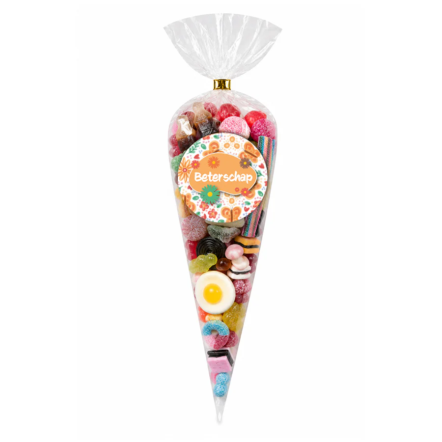 Puntzak snoepmix "Beterschap" (325 gram)